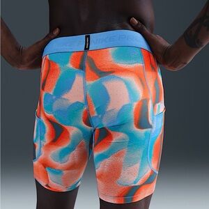 Nike Pro Men’s Dri-fit Multicolor Patterned Shorts